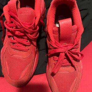 Puma Kids Vibrant Red Sneakers